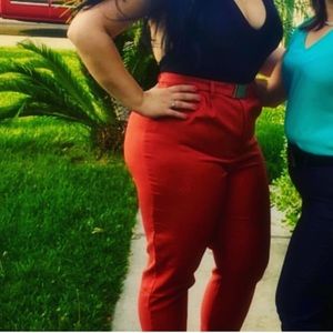 Missguided pants with belt